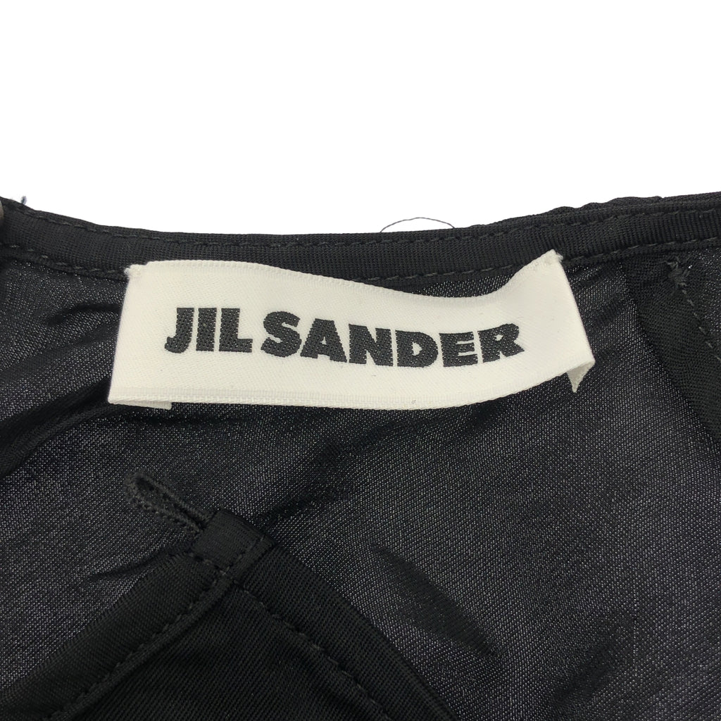 JIL SANDER / 질썬더 | 2024AW | Shirt Clip Details 클립 디테일 코튼 민소매 셔츠 | 34 |