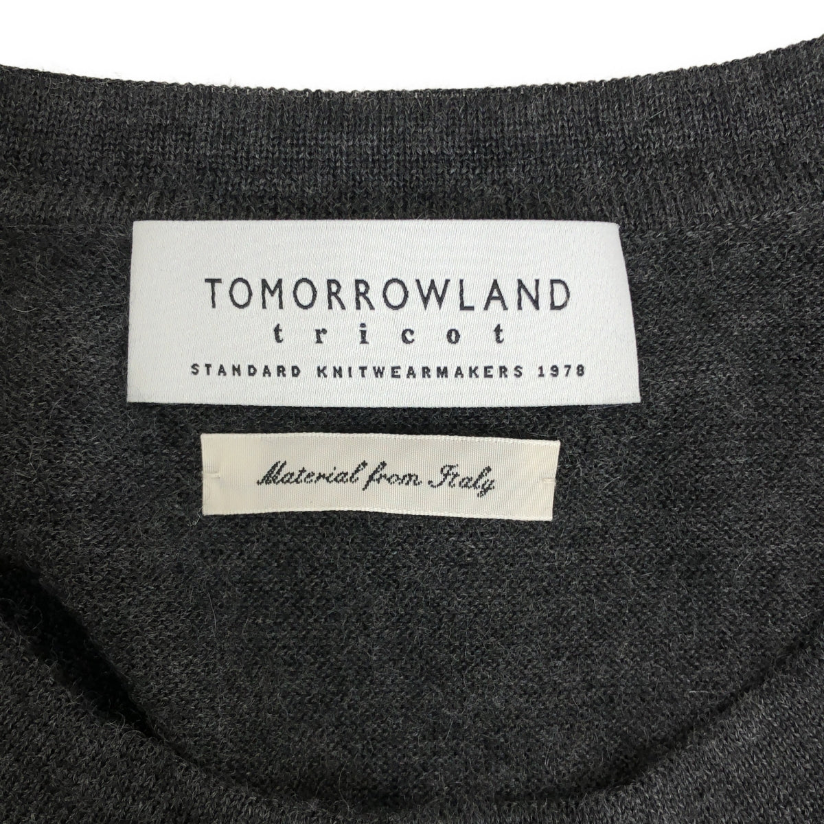 TOMORROWLAND tricot / トゥモローランドトリコ | 2023AW | スーパーカシミヤ クルーネック プルオーバー ニット | M | メンズ