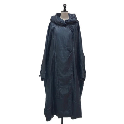 ISSEY MIYAKE / イッセイミヤケ | 2008AW | ナイロン混 バルーンスリーブ フーデッドコート | 3 | レディース