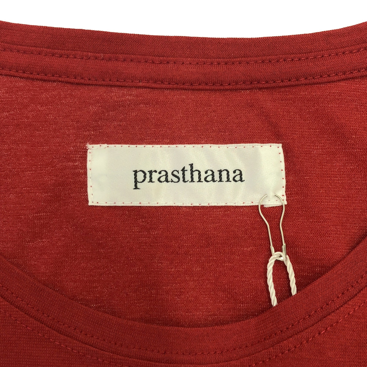 【신품】 prasthana / 프라스타나 | longsleeve / 컷소우 | S | 레드 | 남성