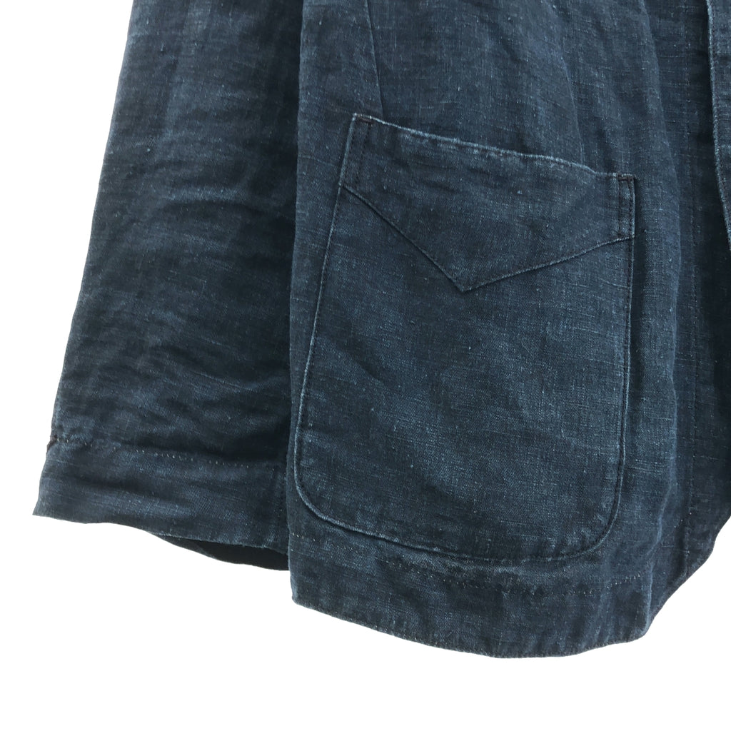 45r / 포티파이브아르 | 린넨 인디고 염색 재킷 | 2 | 여성