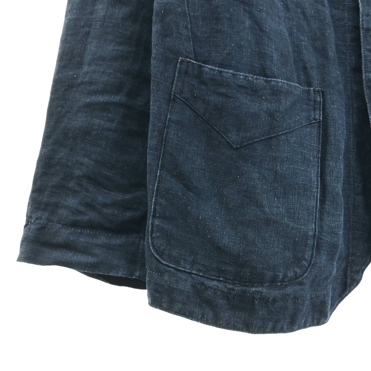 45r / 포티파이브아르 | 린넨 인디고 염색 재킷 | 2 | 여성