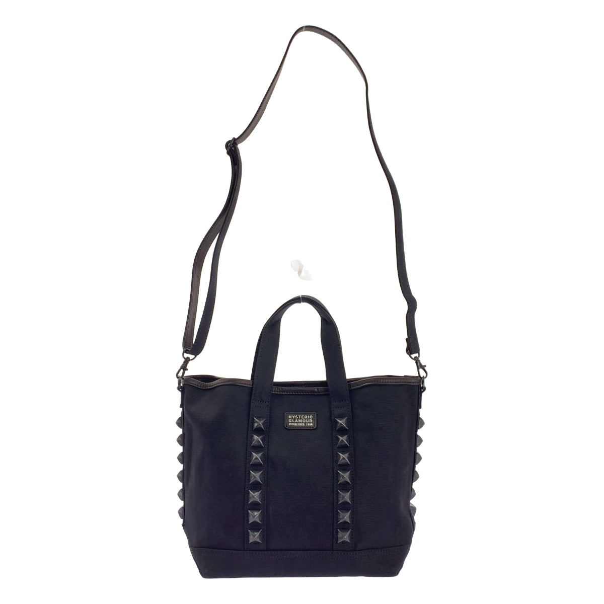 HYSTERIC GLAMOUR / ヒステリックグラマー | 2way スタッズ キャンバス ショルダーバッグ |
