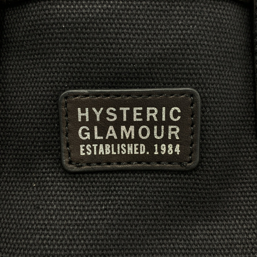 HYSTERIC GLAMOUR / 히스테릭 글래머 | 2way 스터드 캔버스 숄더백 |