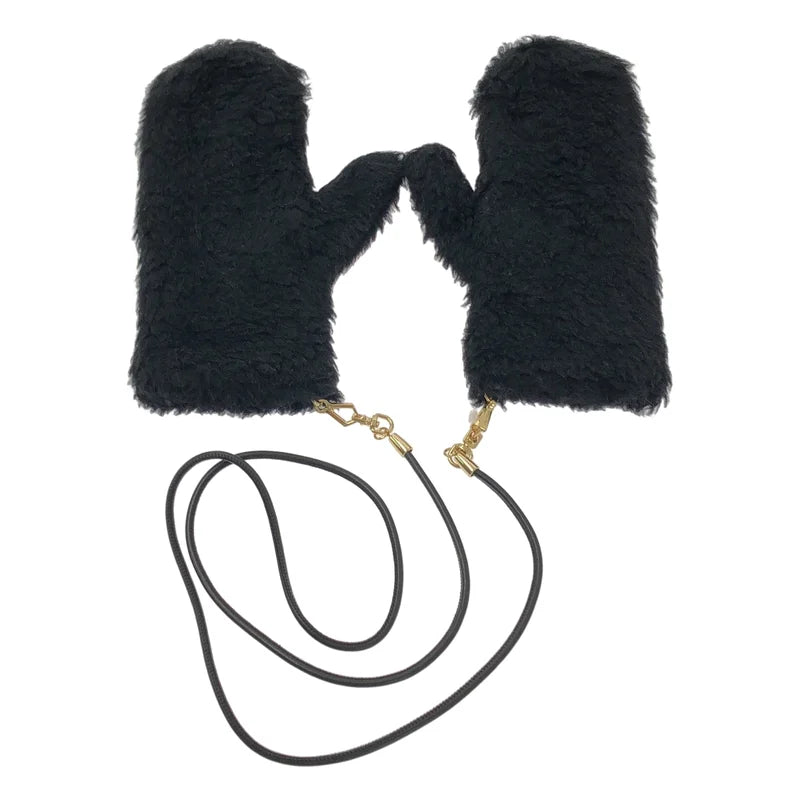 Max Mara / マックスマーラ | テディベア アルパカ ウール ミトン 手袋 | M-L | その他