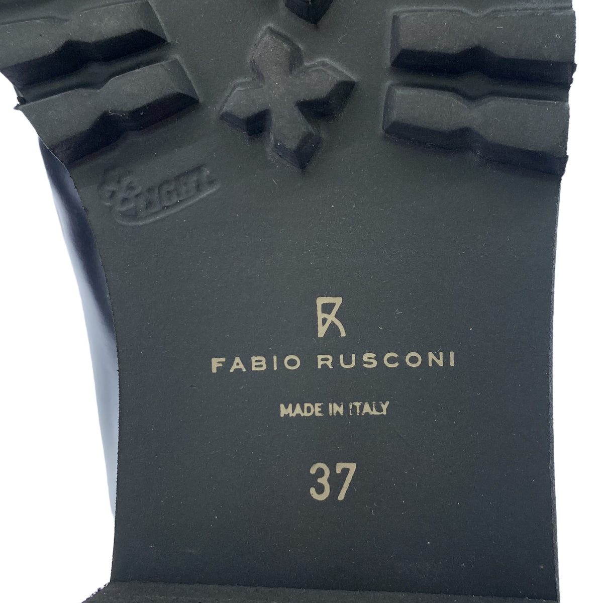 法比奧魯斯科尼 |雙色皮革樂福鞋 |尺寸 37 |米色/黑色|女性的