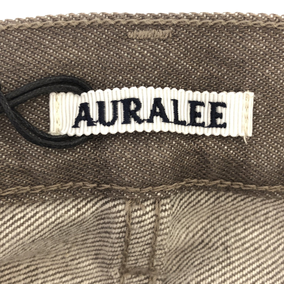 AURALEE / オーラリー | HARD TWIST BROWN DENIM 5P PANTS / デニムパンツ | 25 | レディース