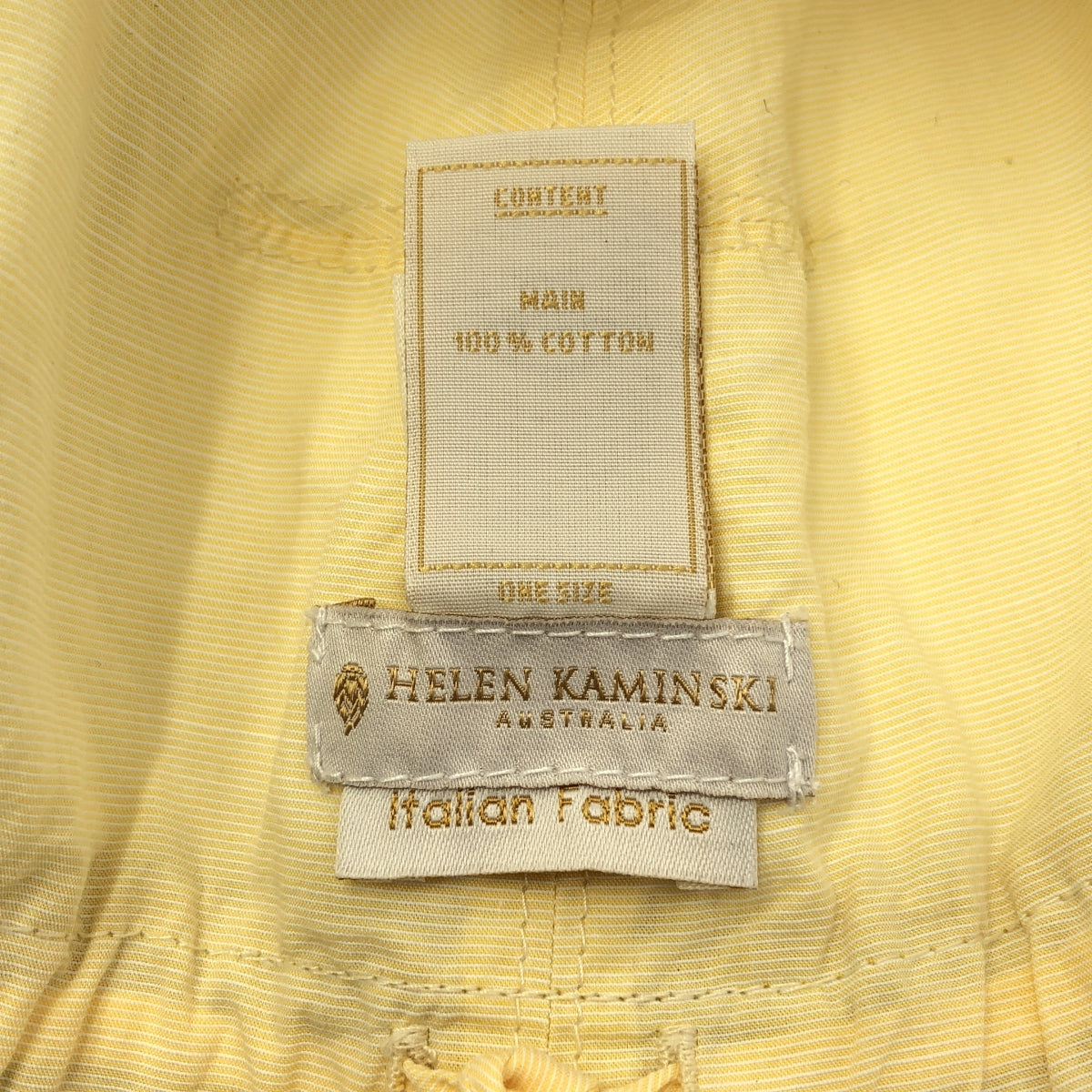 Helen Kaminski / ヘレンカミンスキー | コットン バイカラー ハット |