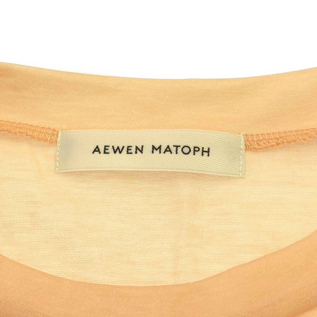 AEWEN MATOPH / イウエンマトフ | シフォン タンクトップ | サーモンピンク | レディース