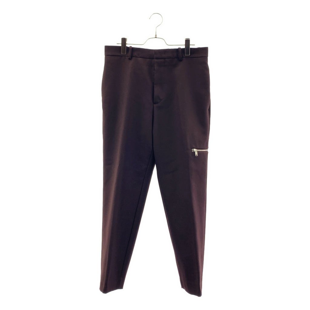 JIL SANDER / ジルサンダー | Zip Pocket Trousers / ロゴジップポケット トラウザーズ パンツ | 46 | メンズ