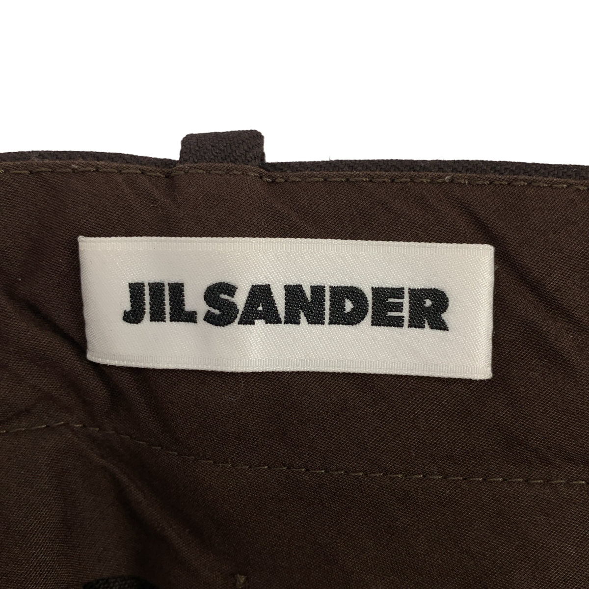 JIL SANDER / ジルサンダー | Zip Pocket Trousers / ロゴジップポケット トラウザーズ パンツ | 46 | メンズ