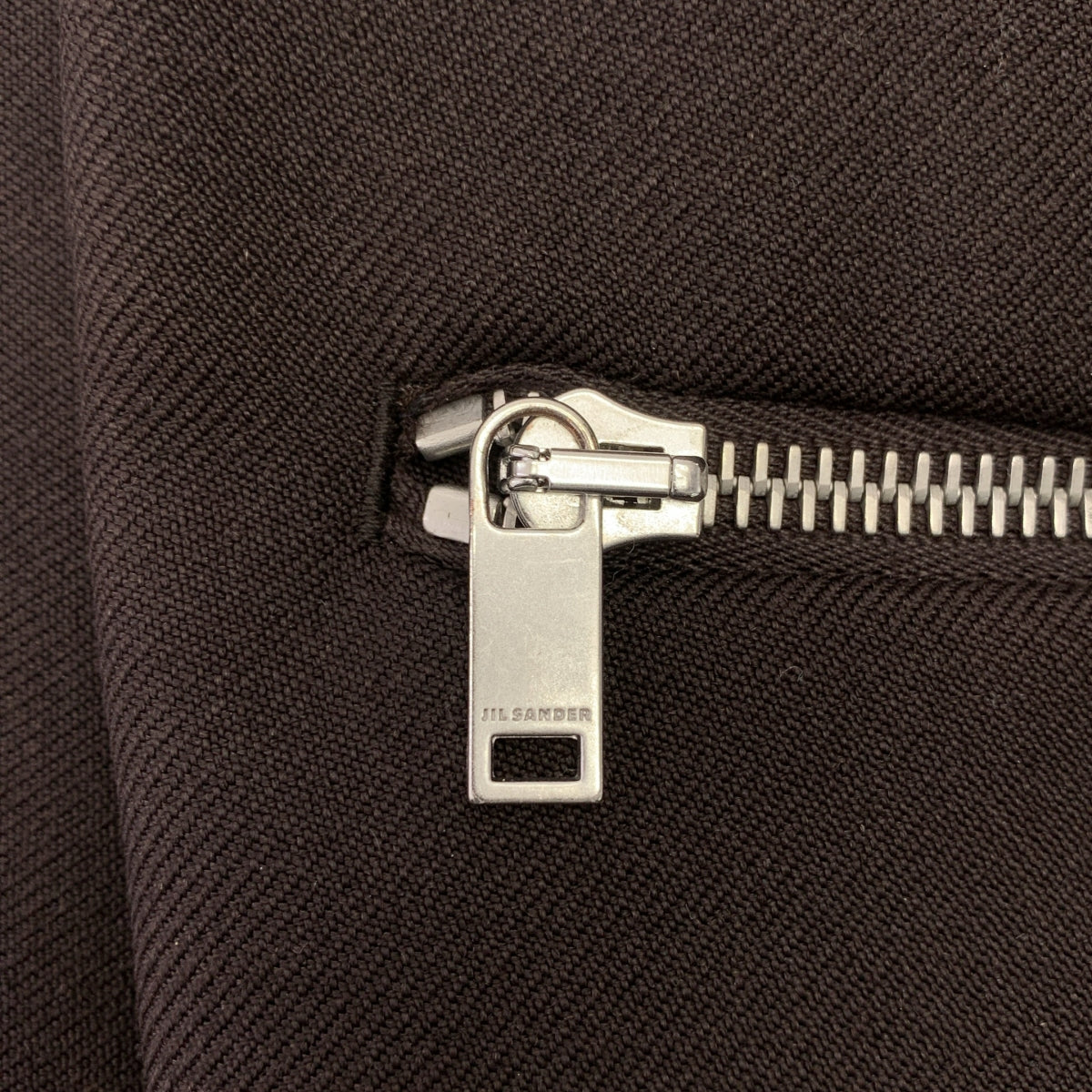 JIL SANDER / ジルサンダー | Zip Pocket Trousers / ロゴジップポケット トラウザーズ パンツ | 46 | メンズ