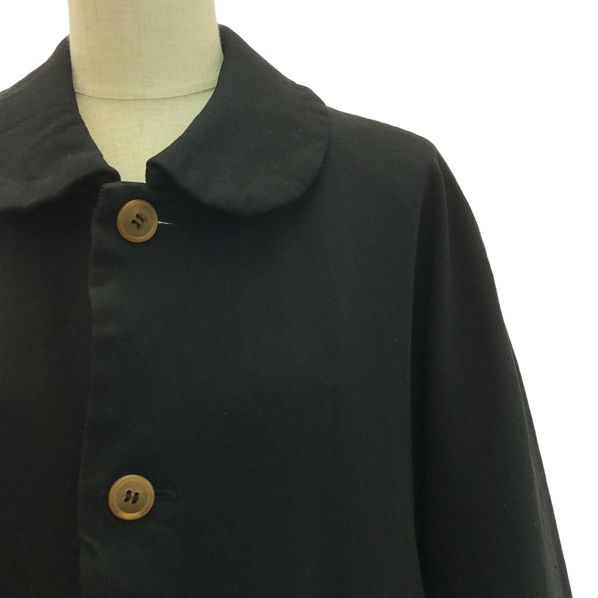 COMME des GARCONS COMME des GARCONS / Comme des | 2013秋冬 |聚酯縮水圓領單人大衣|中號 |女性的