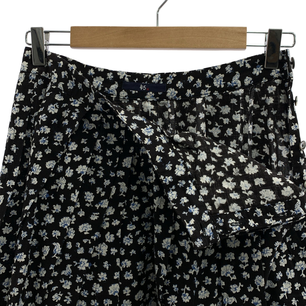 45r / 포티파이브아르 | 코튼 작은 꽃무늬 탁 롱 스커트 | 2 |