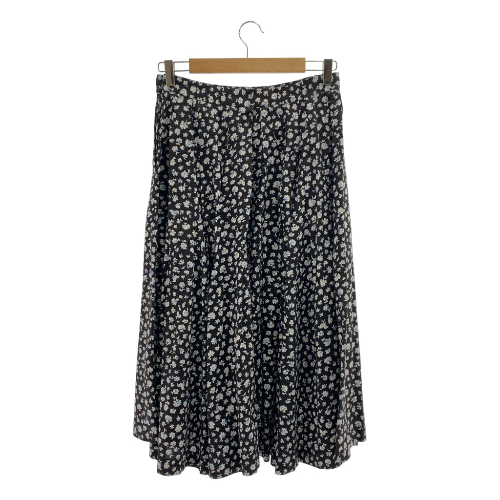 45r / 포티파이브아르 | 코튼 작은 꽃무늬 탁 롱 스커트 | 2 |