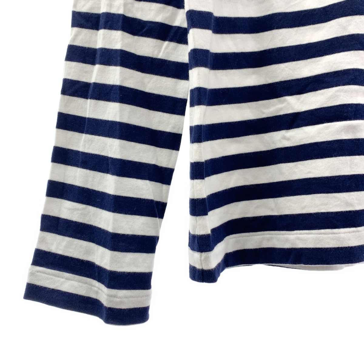 COMME des GARÇONS | 2016 春夏 | 荷葉邊領條紋上衣 | S 碼 | 女款