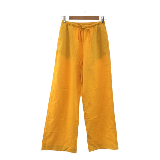 【미품】 DRIES VAN NOTEN / 드리스 반 노텐 | 드로우 스트링 이지 팬츠 | 34 | 옐로우 계열 | 여성