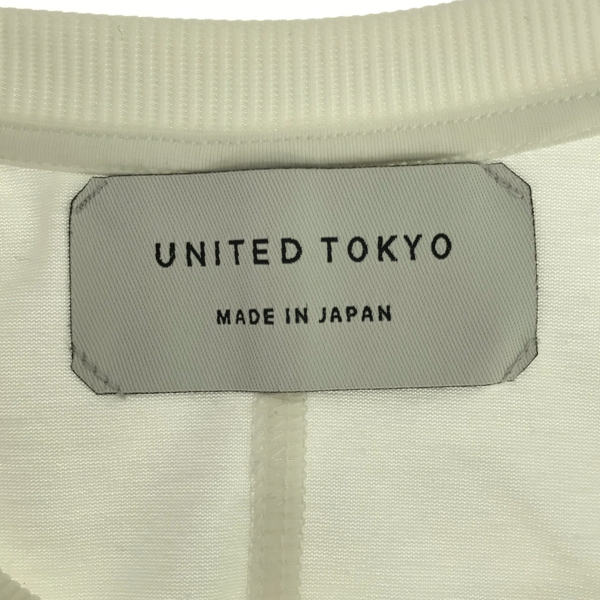 UNITED TOKYO | Puff Sleeve Patch T-Shirt Cut and Sew | F | Women's