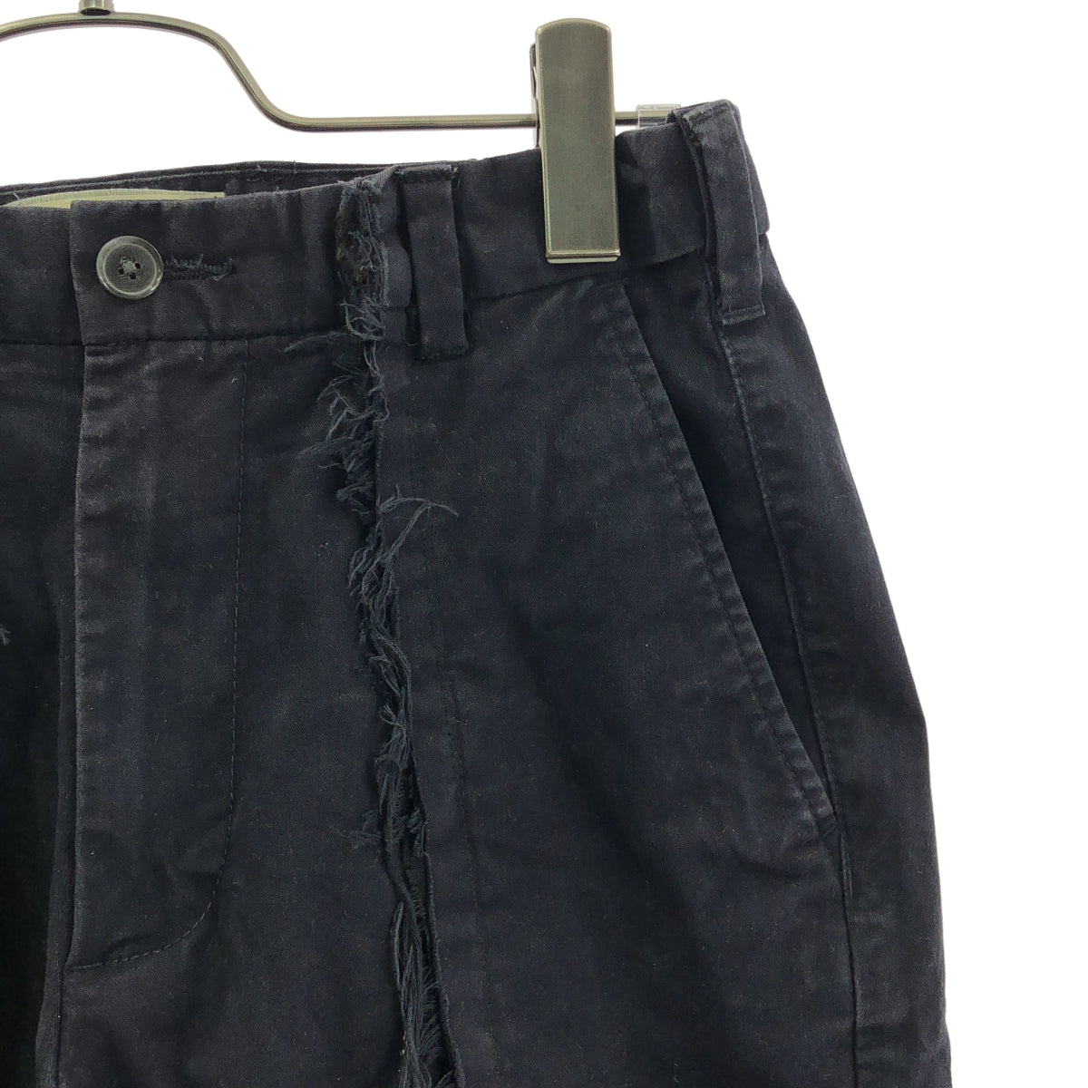 DIOGUARDI / 디오과르디 | 2025AW | Re.Touched Trousers 코튼치노 재구성 트라우저 팬츠 | S | 네이비 | 남성