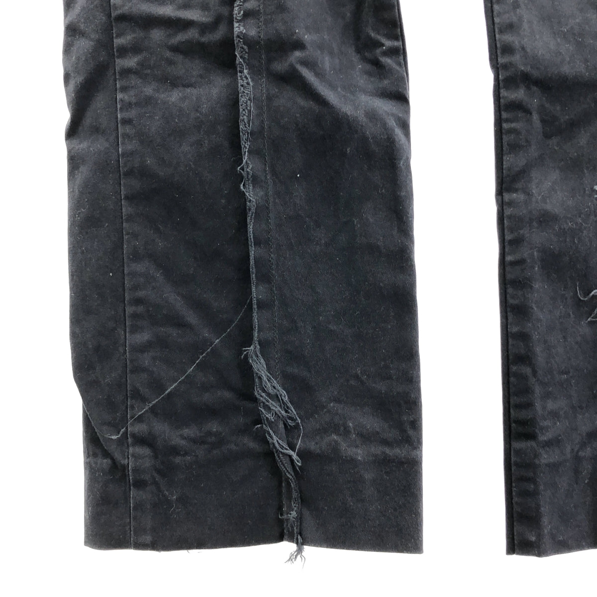 DIOGUARDI / 디오과르디 | 2025AW | Re.Touched Trousers 코튼치노 재구성 트라우저 팬츠 | S | 네이비 | 남성