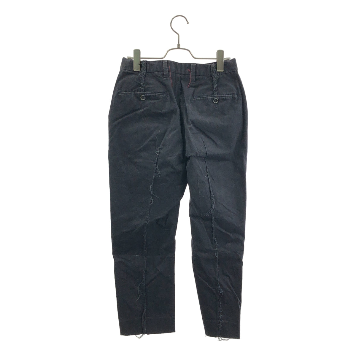 DIOGUARDI / 디오과르디 | 2025AW | Re.Touched Trousers 코튼치노 재구성 트라우저 팬츠 | S | 네이비 | 남성