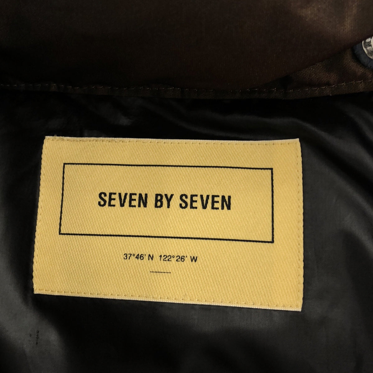 SEVEN BY SEVEN | 2022AW | IRIDESCENT DOWN JACKET Polyester Taffeta Hooded Down Jacket | M | Brown | Men's