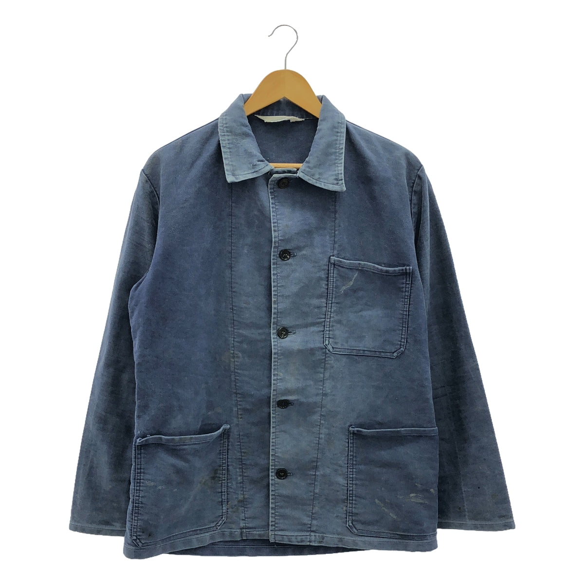 歐元復古 | 60 年代至 70 年代復古 INDUSTRIA CONFEZIONI CAPRIATESE 鼴鼠皮工作夾克 | SHOPBOP 52 |海軍 |男士
