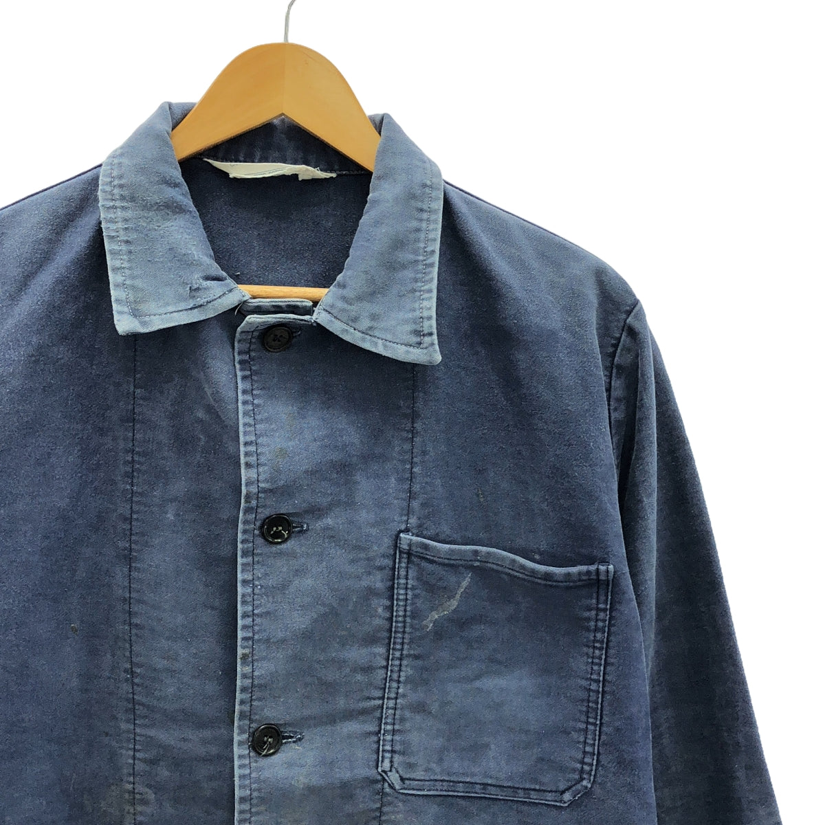 歐元復古 | 60 年代至 70 年代復古 INDUSTRIA CONFEZIONI CAPRIATESE 鼴鼠皮工作夾克 | SHOPBOP 52 |海軍 |男士