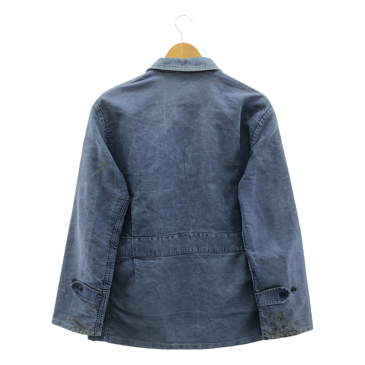歐元復古 | 60 年代至 70 年代復古 INDUSTRIA CONFEZIONI CAPRIATESE 鼴鼠皮工作夾克 | SHOPBOP 52 |海軍 |男士