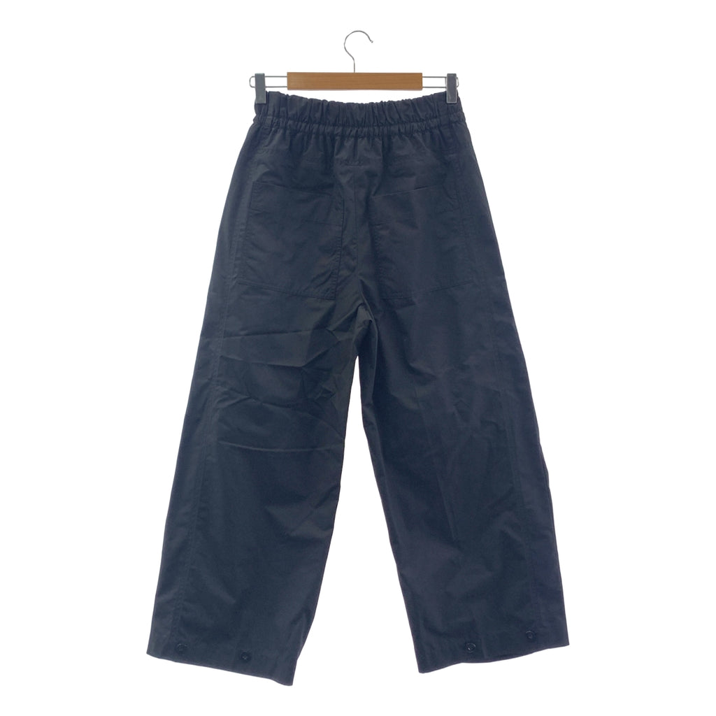 [狀況良好] JIL SANDER | 2025SS | TROUSER 68AW 30 FIT 棉質褶皺寬褲 | 32 | 黑色 | 女款