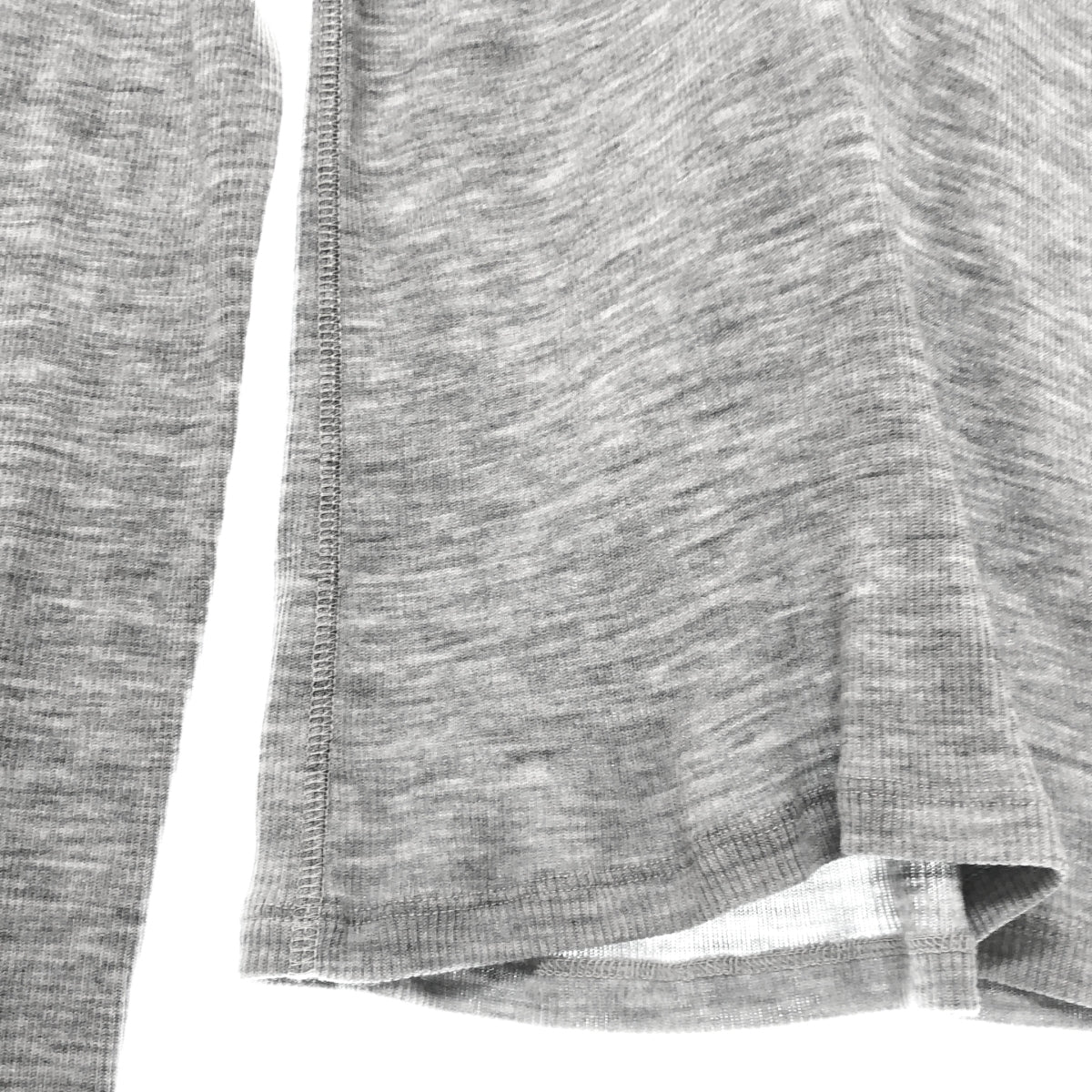 CLANE / クラネ | WOOL RIB HOODED TIGHT TOPS リブ トップス | 1 | レディース