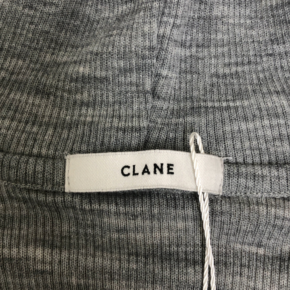 CLANE / クラネ | WOOL RIB HOODED TIGHT TOPS リブ トップス | 1 | レディース