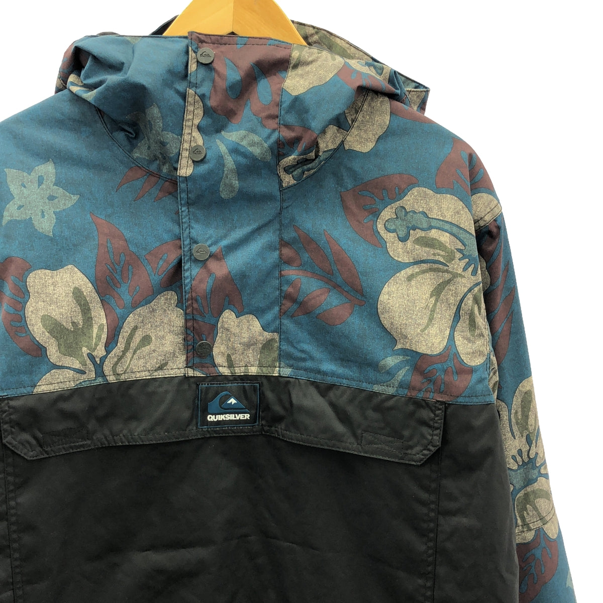 Quiksilver / クイックシルバー | INSIDER 10K JKT / アノラック フーディ プルオーバー | M | ブラック/ブルー系 | メンズ