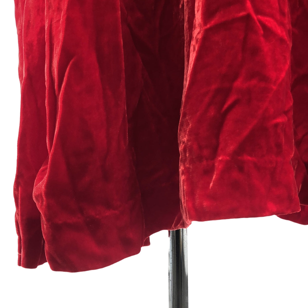 【美品】  COMME des GARCONS COMME des GARCONS / コムコム | 2021AW | ベロア チャイナ ワンピース | S | レッド / パープル / ブルー / ピンク | レディース