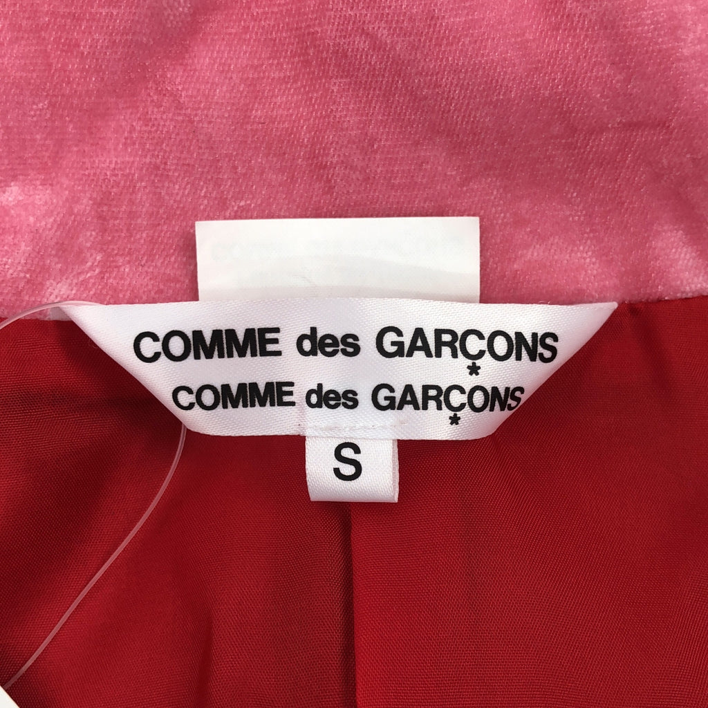 [品相良好] COMME des GARCONS COMME des GARCONS / Comme Comme | 2021秋冬 |絲絨中國連身裙 | S |紅色 / 紫色 / 藍色 / 粉紅色 |女性的