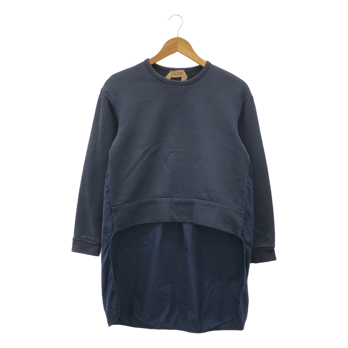 N°21 / Numero Ventuno | Long tail switch pullover | 40 | Navy | Women's