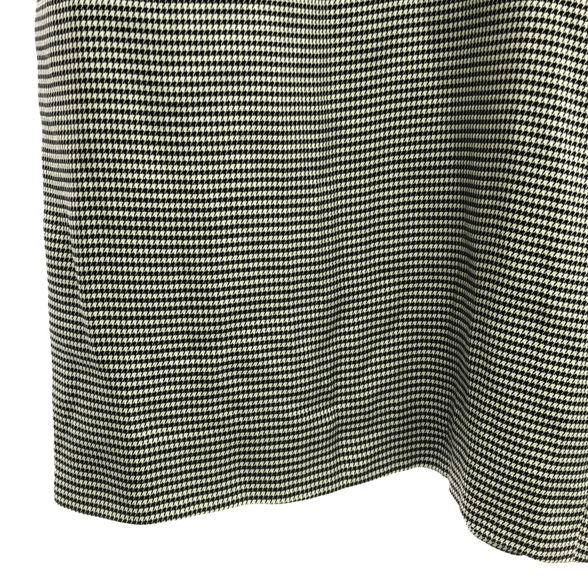 【미품】 COLUMN / 칼럼 | 치토리 격자 콤비네손 올인원 | 38 | 화이트 / 블랙 | 여성