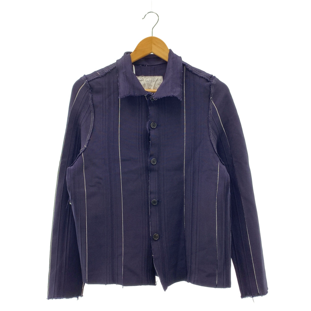 CAMIEL FORTGENS / 카미엘 포트 헨스 | RELIEF CARDIGAN 스트라이프 니트 카디건 | M | 남성