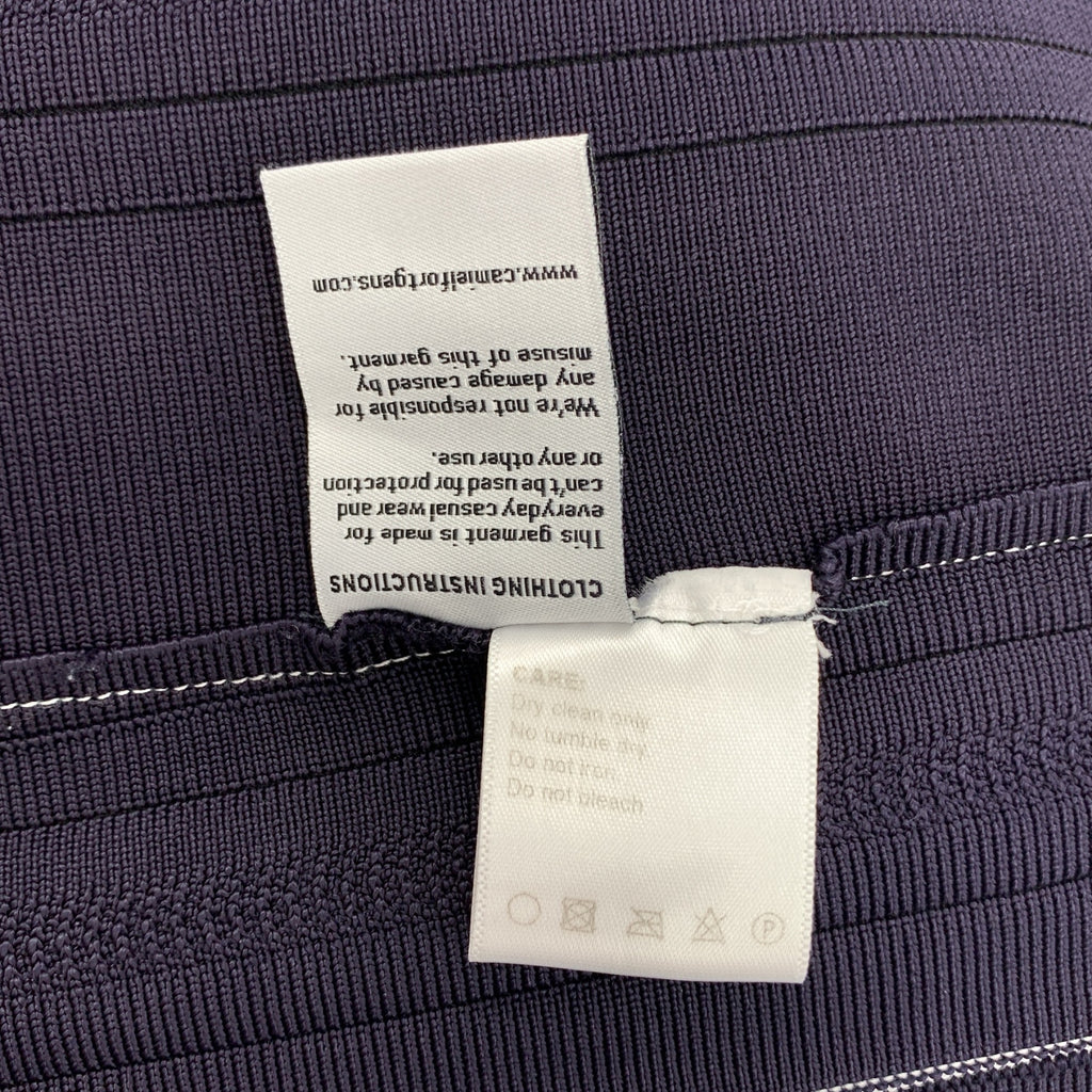 CAMIEL FORTGENS / 카미엘 포트 헨스 | RELIEF CARDIGAN 스트라이프 니트 카디건 | M | 남성