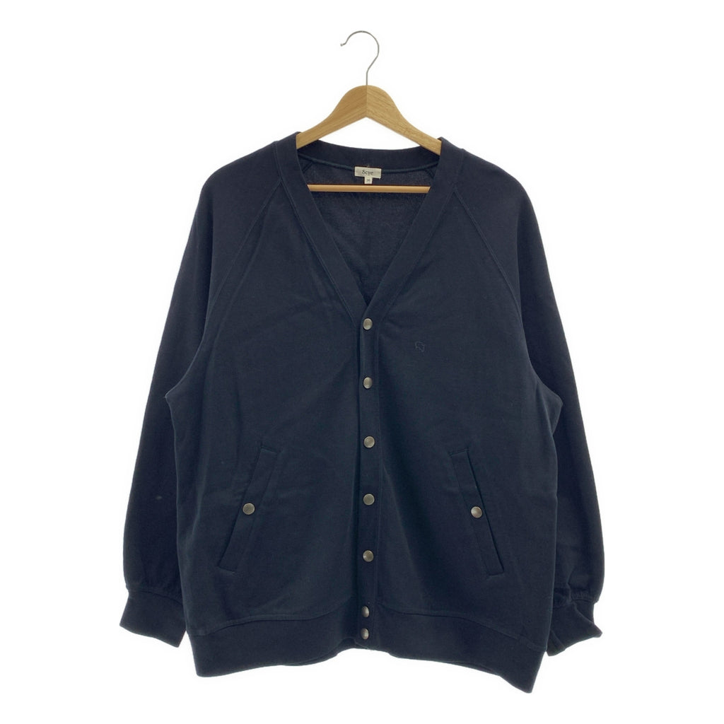 SCYE | 雙面針織開襟衫 | 36碼 | 海軍藍 | 男士