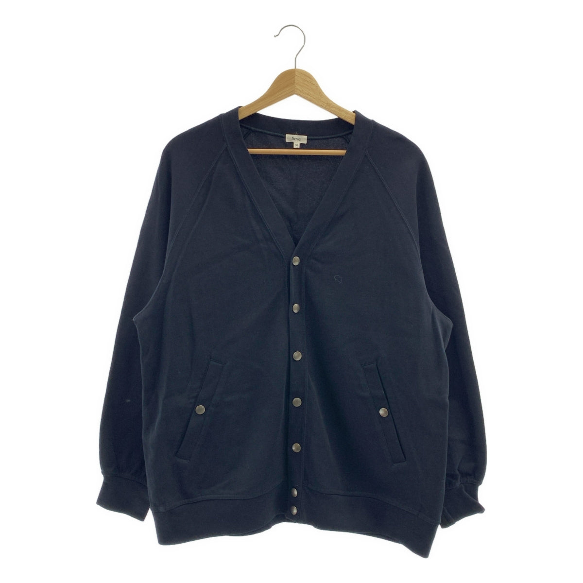 SCYE | 雙面針織開襟衫 | 36碼 | 海軍藍 | 男士