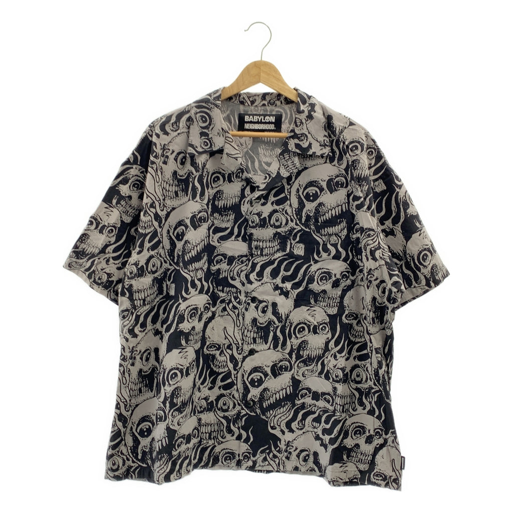 NEIGHBORHOOD / 네이버 후드 | × BABYLONE / 바빌론 HAWAIIAN SHIRT / 총무늬 오픈 컬러 셔츠 | L | 남성