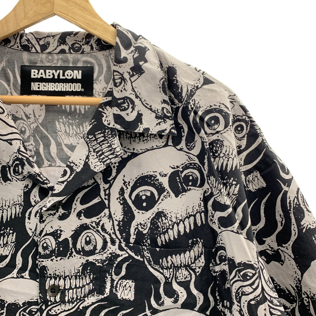 NEIGHBORHOOD / 네이버 후드 | × BABYLONE / 바빌론 HAWAIIAN SHIRT / 총무늬 오픈 컬러 셔츠 | L | 남성