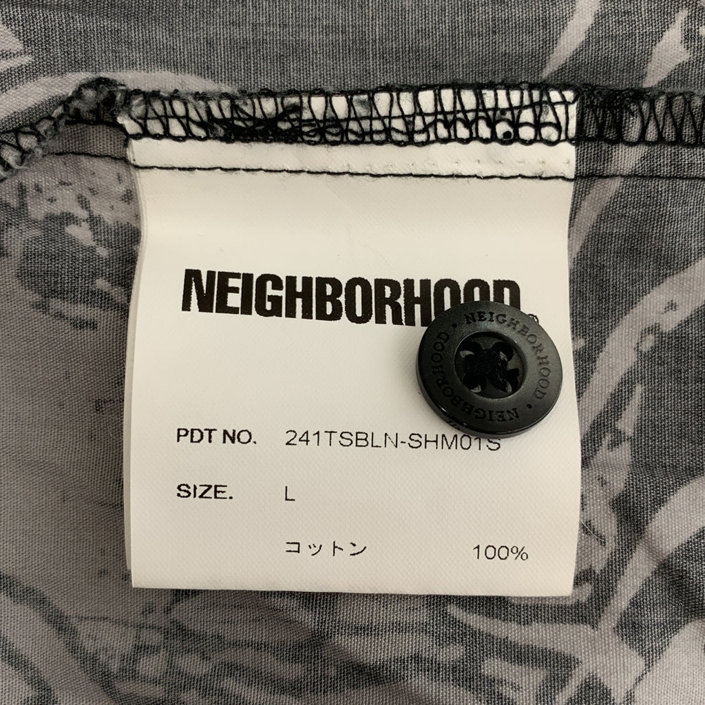 NEIGHBORHOOD / 네이버 후드 | × BABYLONE / 바빌론 HAWAIIAN SHIRT / 총무늬 오픈 컬러 셔츠 | L | 남성