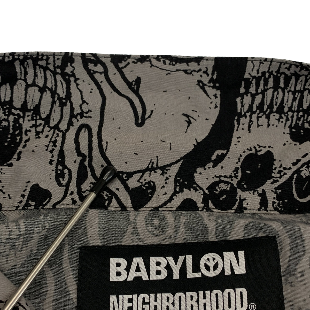 NEIGHBORHOOD / 네이버 후드 | × BABYLONE / 바빌론 HAWAIIAN SHIRT / 총무늬 오픈 컬러 셔츠 | L | 남성