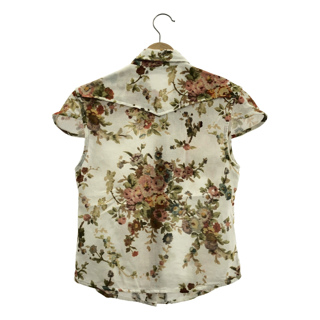 OUR LEGACY / 아워 레거시 | 2024SS | DAISY SHIRT SHORTSLEEVE 꽃 무늬 쇼트 슬리브 셔츠 | 34 | 여성