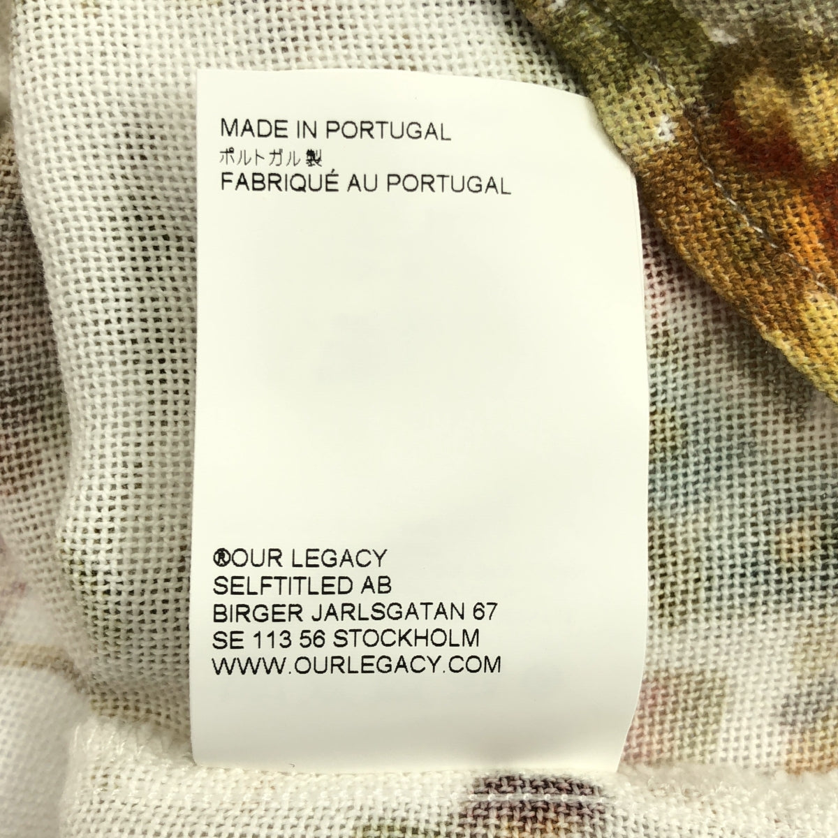 OUR LEGACY / 아워 레거시 | 2024SS | DAISY SHIRT SHORTSLEEVE 꽃 무늬 쇼트 슬리브 셔츠 | 34 | 여성