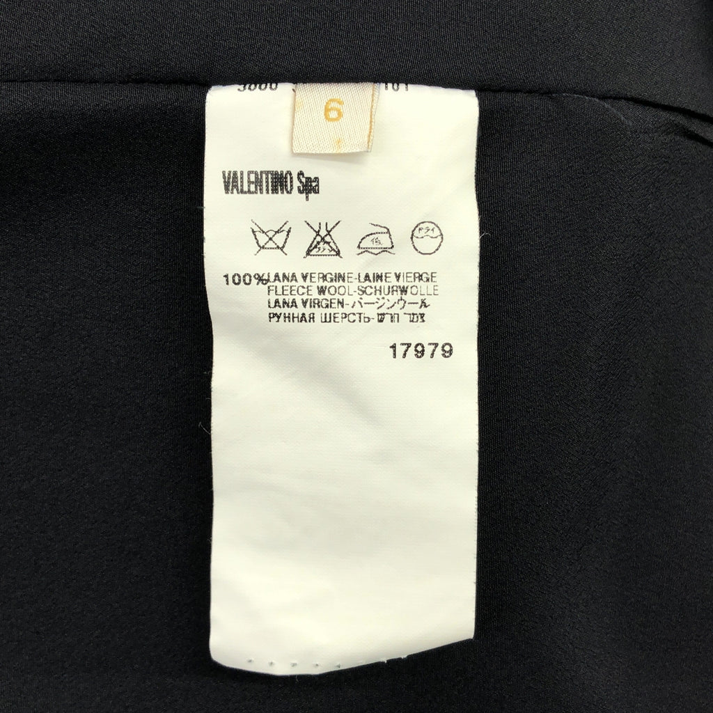 VALENTINO / 발렌티노 | 울 트릴 메탈 버튼 밀리터리 코트 | 6 | 여성