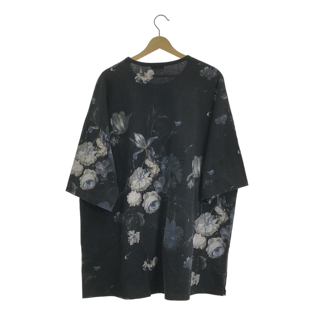 LAD MUSICIAN / 러드 뮤지션 | INKJET FLOWER T-SHIRT 오버사이즈 T셔츠 | F | 남성