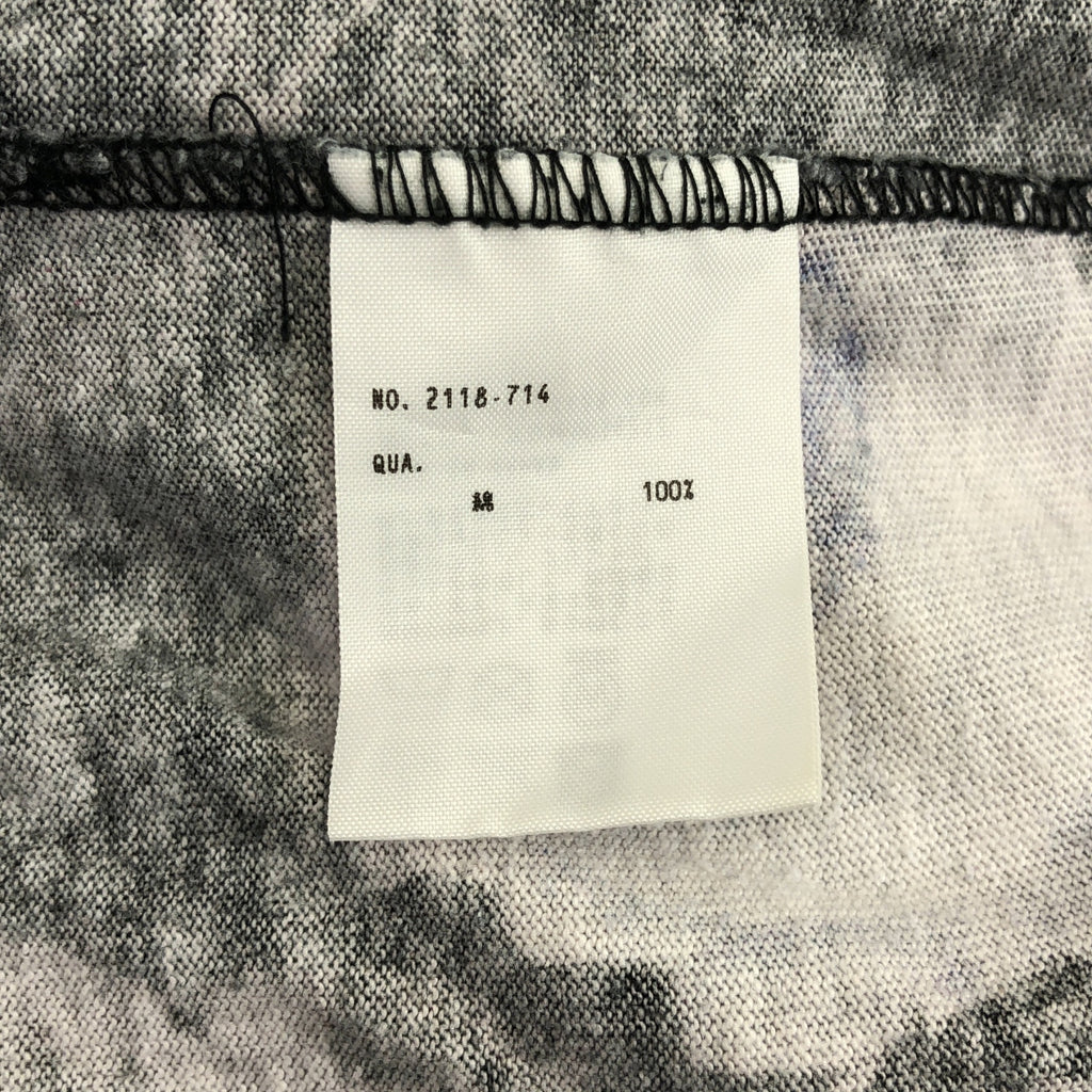 LAD MUSICIAN / 러드 뮤지션 | INKJET FLOWER T-SHIRT 오버사이즈 T셔츠 | F | 남성